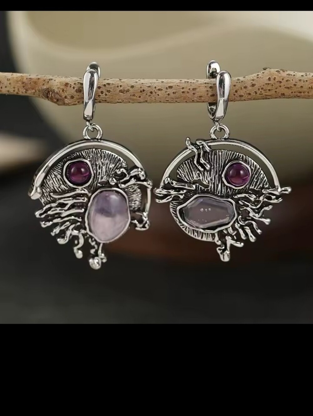 Vintage Earrings Women's Sun And Moon Jewelry New G20